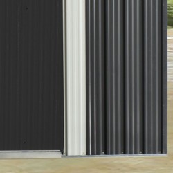 X-Metal Abri de jardin métal Acier galvanisé Gris 5.64m²