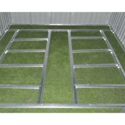 X-Metal Abri de jardin métal Acier galvanisé Gris 5.64m²