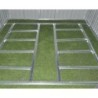 X-Metal Abri de jardin métal Acier galvanisé Gris 5.64m²
