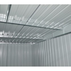 X-Metal Abri de jardin métal Acier galvanisé Gris 5.64m²