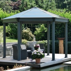 Canopia by Palram Tonnelles de jardin Aluminium Gris 14.80m²