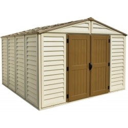 Duramax Abri de jardin résine PVC Beige 10.56m²
