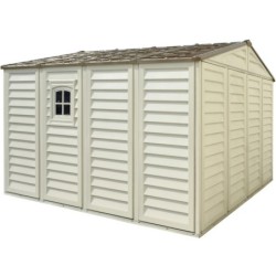 Duramax Abri de jardin résine PVC Beige 10.56m²