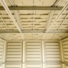 Duramax Abri de jardin résine PVC Beige 10.56m²