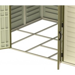 Duramax Abri de jardin résine PVC Beige 10.56m²