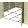 Duramax Abri de jardin résine PVC Beige 10.56m²