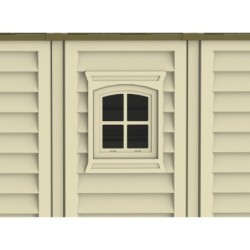 Duramax Abri de jardin résine PVC Beige 10.56m²