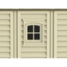 Duramax Abri de jardin résine PVC Beige 10.56m²