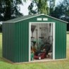Duramax Abri de jardin métal Métal + 3 couches peinture Vert 4.78m²