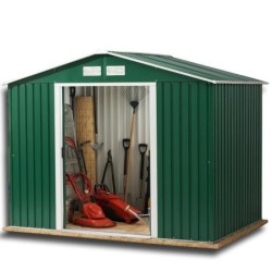 Duramax Abri de jardin métal Métal + 3 couches peinture Vert 4.78m²