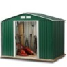 Duramax Abri de jardin métal Métal + 3 couches peinture Vert 4.78m²