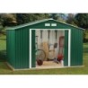 Duramax Abri de jardin métal Métal + 3 couches peinture Vert 7.81m²
