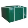 Duramax Abri de jardin métal Métal + 3 couches peinture Vert 9.75m²