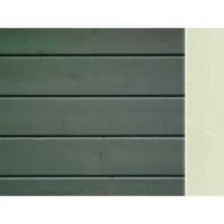 Karibu Abri de jardin bois 5 à 10 m² Bois massif Gris 6.05m²