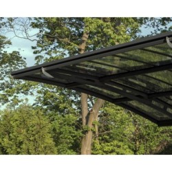 Canopia by Palram Carport double Aluminium Gris 28.57m²