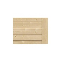 Karibu Abri de jardin bois 5 à 10 m² Bois massif Marron 9.24m²