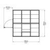 Canopia by Palram Serre de jardin en polycarbonate Gris 3.4m²