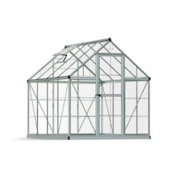 Canopia by Palram Serre de jardin en polycarbonate Gris 4.6m²