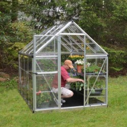 Canopia by Palram Serre de jardin en polycarbonate Gris 4.6m²