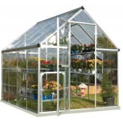 Canopia by Palram Serre de jardin en polycarbonate Gris 4.6m²
