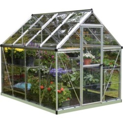 Canopia by Palram Serre de jardin en polycarbonate Gris 4.6m²