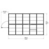 Canopia by Palram Serre de jardin en polycarbonate Gris  5.7m²