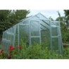Limes Serre de jardin en verre Gris 8.45m²