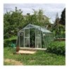 Limes Serre de jardin en verre Gris 9.18m²