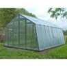 Limes Serre de jardin en verre Gris 13.7m²