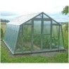 Limes Serre de jardin en verre Gris 13.7m²