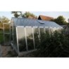 Limes Serre de jardin en verre Gris 13.7m²