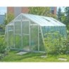 Limes Serre de jardin en verre Gris 13.7m²