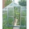 Limes Serre de jardin en verre Gris 13.7m²