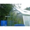 Limes Serre de jardin en verre Gris 13.7m²