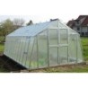 Limes Serre de jardin en polycarbonate Gris 18.21m²