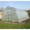 Limes Serre de jardin en polycarbonate Gris 18.21m²