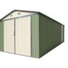 X-Metal Garage métal Acier galvanisé Vert 18m²