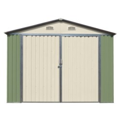 X-Metal Garage métal Acier galvanisé Vert 18m²