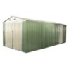 X-Metal Garage métal Acier galvanisé Vert 18m²