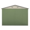 X-Metal Garage métal Acier galvanisé Vert 18m²
