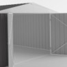 EasyShed Garage métal Acier galvanisé Gris 20.10m²