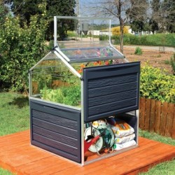Canopia by Palram Serre de jardin en polycarbonate Gris 1.4m²