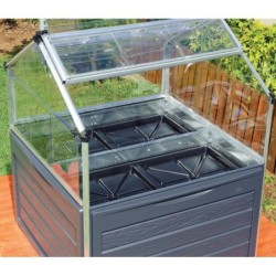 Canopia by Palram Serre de jardin en polycarbonate Gris 1.4m²