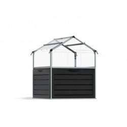 Canopia by Palram Serre de jardin en polycarbonate Gris 1.4m²