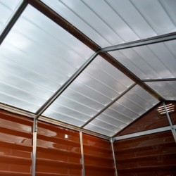 Canopia by Palram Abri de jardin résine Polycarbonate Rouge 1.55m²