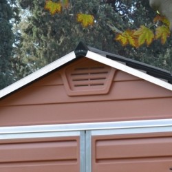 Canopia by Palram Abri de jardin résine Polycarbonate Rouge 1.55m²