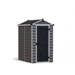 Canopia by Palram Abri de jardin résine Polycarbonate Gris 1.93m²