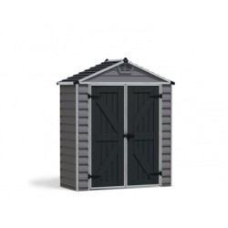 Canopia by Palram Abri de jardin résine Polycarbonate Gris 1.55m²