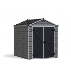 Canopia by Palram Abri de jardin résine Polycarbonate Gris 3.97m²