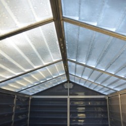 Canopia by Palram Abri de jardin résine Polycarbonate Gris 5.28m²